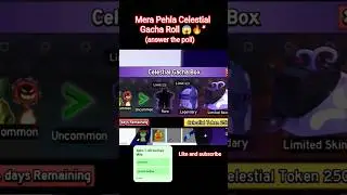 My First Celestial Gacha Roll 😱 | Roblox Update 2025 #roblox #gacharoll #shorts