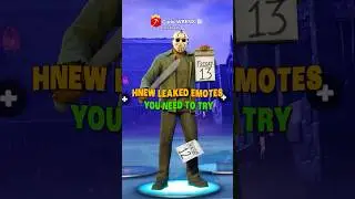 NEW Leaked Fortnitemares EMOTES (Wednesday Addams, Shaggy Rogers, Ghost Face) #dancecraze #fortnite
