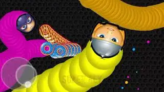 Cacing Terbesar Superhero Thor||Game Cacing Worms Zone #99395 #wormszone