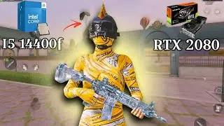 WHEN I GOT I5 14400F🔥RTX 2080 (THIS IS CRAZY)🔥PUBG MOBILE 3.8