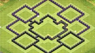 Clash of Clans | TH8 Anti-Air War Base
