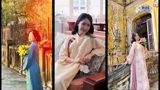 Tết sớm trong tà áo dài của tuổi trẻ Huế