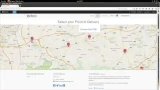 Odoo 8 - Maps - Point Of Delivery