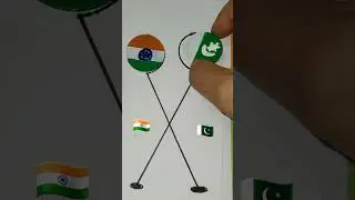 india flag ❤ Pakistan flag drawing |#shortvideo #trending #ytshortindia