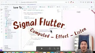 Cara Menggunakan Signal Flutter: Computed, Effect, Listen