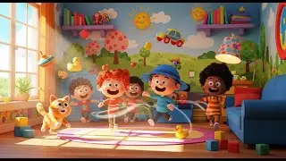 Five Little Turtles Paddle Paddle Paddle | Fun Turtle Song for Kids | Toddler Counting Rhyme 🐢