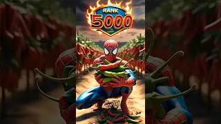 Spicy Showdown! | Venom vs Spider-Man vs Captain America | Who Can Handle the Heat?! #SpiderMan