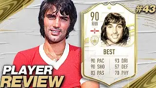 BROKE BOY RTG II #43 - BEST ICON RW? 90 RATED MID ICON GEORGE BEST REVIEW - FIFA 21 ULTIMATE TEAM