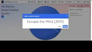 The Warning - 60 - Escape the Mind - Random Ranking Roulette