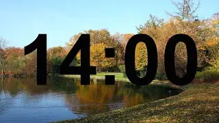 14 Minute Autumn Timer with Relaxing Piano Music and Alarm.