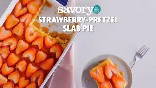 Strawberry-Pretzel Slab Pie | Savory by Stop & Shop