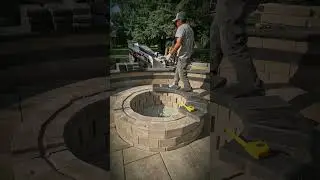 Lets Build a Firepit (Timelapse) #tristateoutdoorliving #firepit #patiodesign  #outdoorliving