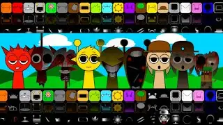Incredibox Sprunki RADDY Sprunki SIMON And Sprunki TUNNER mix all in one
