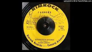 Adam Landry -A Picture of You / Separated & Divorced -Rimrock (Arkansas Hillbilly)