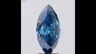Pear Shape Fancy Intense Blue Lab Grown Diamond