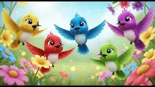 Cinco Peque&ntilde;os Colibr&iacute;es Flotan | Canci&oacute;n Infantil de Naturaleza y N&uacute;meros