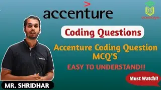 Accenture Coding Questions MCQ ! Easy to Understand !OnlineStudy4U !