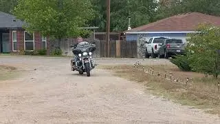 Kid nephews First Ride on his uncles geezer glide!