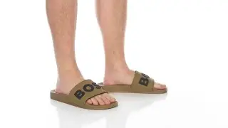 BOSS Kirk Big Logo Slide Sandals SKU: 9873507