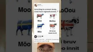 According to a recent study cows have regional accents