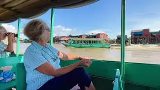 Most beautiful floating village, siem Reap, Cambodia on 29 December 2022