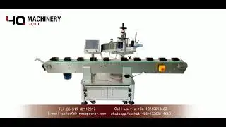 automatic sticker pasting machine for spare part|YQ machinery single side labeller