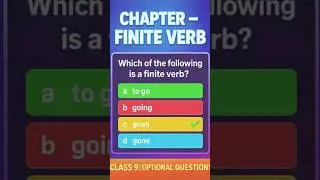Finite verb short video | How to read English  | English reading practice | English learning ||