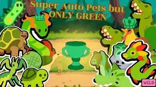 Super Auto Pets, but you can ONLY use GREEN pets!