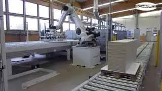 Vacuum Suction Spider SSP in an Assembly Line for Wooden Boards | Schmalz