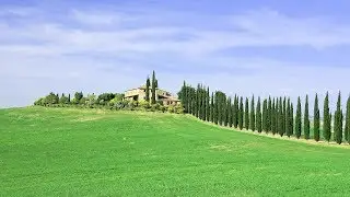 Tuscan landscapes from car. Around Castiglione d'Orcia and San Quirico d'Orcia (videoturysta.eu)