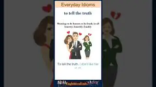 To tell the truth meaning | to tell the truth sentences | Common English Idioms #shorts