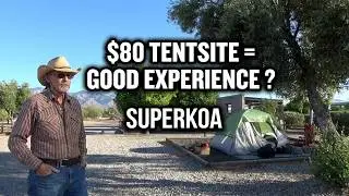 This Is What RV Retirement Living Looks Like At The Tucson Super Sized KOA. Night 19.