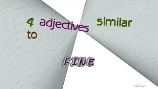 fine - 6 adjectives having the meaning of fine (sentence examples)