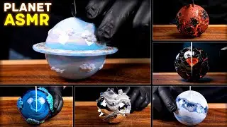 ASMR Planet Cutting &ndash; AI Satisfying Sounds & Cosmic Materials Part 2