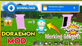 💯%work How To Download Doraemon Mod In Minecraft😵 Hindi || play Doremon in Minecraft mediafire link