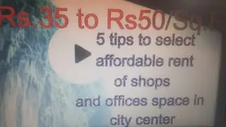 5 tips to select affordable rent of shops and offices space /Gaur City Center/Noida Extension Delhi
