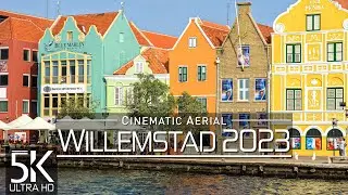 【5K】🇨🇼 Willemstad from Above 🔥 Capital of CURACAO 2023 🔥 Cinematic Wolf Aerial&trade; Drone Film
