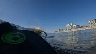 Bodyboarding PUMPING Sandbar - RAW POV
