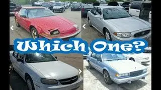 Copart Yard Walk - Four GM Cars; I Bought One!