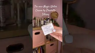 Here is the new #MagicWaterCream from @CharlotteTilbury 🤍 #magiccream #skincare