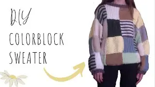 How to Knit a Color Block Sweater | Easy Knit for Beginners