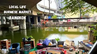 [🇹🇭THAILAND WALKING] Local Life in On Nut Area & Burmese Market in Bangkok