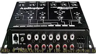 4 Way Active Crossover 15V Audio Signal Line Driver Bass Control Audiopipe XV-4-V15