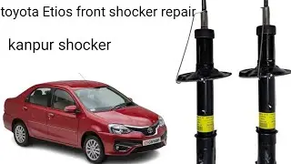 toyota etios front shocker repair kanpur shocker chhatarpur mp #ytshorts #shortvideo #mechanic