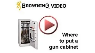 Where to put a gun cabinet
