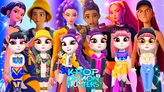 😈🎵 My Talking Angela'm 2 😻 || K - POP DEMON HUNTERS | New Cosplay || Makeover 🔥✨