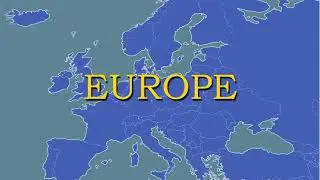 Europe Map | Royalty Free Videos | #Shorts