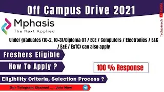 ⏩Mphasis & Deloitte off campus drive 2021 || Fresher's jobs || 2019/2020/2021/2022 || Full Details 👈
