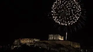 Greece: New Year's fireworks over Acropolis in Athens | AFP