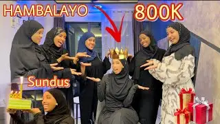 SUNDUS AYAN GIFT QAALI AH KAGA FARXIYAY DABAALDAGA 800K FARXAD😭🥰